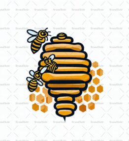 Bienenstock und Bienen